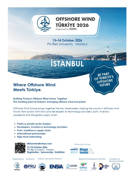 Offshore Wind Türkiye 2026 İçin Geri Sayım Başladı